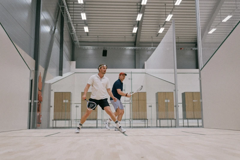 Squash: Privatlektion med Ester